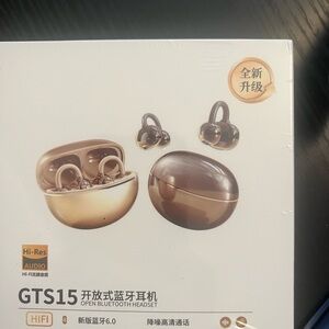 GTS15 Bluetooth Headset - Gold and Brown